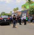 Estudante de 14 anos atirou dentro do Colégio Goyases, escola particular de ensino infantil e fundamental em Goiânia (GO), na manhã desta sexta-feira (20).  Foto: Geovanna Cristina/Futura Press