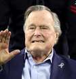 Ex-presidente dos Estados Unidos George H.W. Bush, em evento em Houston   Foto: Adrees Latif / Reuters