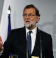 Primeiro-ministro espanhol, Mariano Rajoy, durante coletiva de imprensa no Palácio de Moncloa, em Madri 21/10/2017 REUTERS/Juan Medina  Foto: Reuters