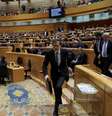 Primeiro-ministro espanhol, Mariano Rajoy, durante sessão de debates no Senado da Espanha
27/10/2017 REUTERS/Susana Vera  Foto: Reuters