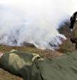 Brigadistas combatem o incêndio na Chapada Diamantina  Foto: Mateus Pereira/GOVBA/Agência Brasil