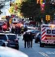 Cena do crime fica perto de uma ciclovia no Lower Manhattan, em Nova York  Foto: Brendan McDermid / Reuters