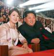 Kim Jong-un e a mulher Ri Sol Ju.  Foto: BBC News Brasil