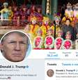 Imagem de reprodução do Twitter do presidente Donald Trump  Foto: Reprodução/twitter