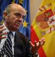 Ministro de Economia da Espanha, Luis de Guindos, durante entrevista à Reuters, em Madri 05/10/2017 REUTERS/Sergio Pérez  Foto: Reuters