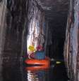 Cavernas estão sob o solo da cidade canadense de Montreal, na província de Québec | Foto: Luc Le Blanc/ SOCIÉTÉ QUÉBÉCOISE DE SPÉLÉOLOGIE  Foto: BBC News Brasil