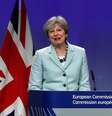 Primeira-ministra britânica, Theresa May, durante coletiva de imprensa em Bruxelas, na Bélgica 08/12/2017 REUTERS/Yves Herman  Foto: Reuters