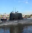 Submarino ARA San Juan, em foto de junho de 2014: embarcação desapareceu com 44 tripulantes em meados de novembro  Foto: DW / Deutsche Welle