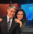 William Bonner e Renata Vasconcellos: os ataques não prejudicaram a audiência do ‘Jornal Nacional’  Foto: Reprodução/Facebook@jornalnacional  / Sala de TV