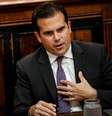 Governador de Porto Rico Ricardo Rossello durante entrevista em Nova York
 2/11/2017    REUTERS/Brendan McDermid  Foto: Reuters