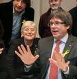 Carles Puigdemont acompanhou eleições do exílio na Bélgica  Foto: EPA / Ansa - Brasil