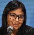 Delcy Rodríguez, presidente da Assembleia Constituinte, que expulsou o diplomata brasileiro  Foto: AFP / BBC News Brasil