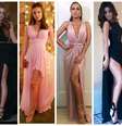 Famosas com fendas (Fotos: AgNews/Reprodução/Instagram)  Foto: Elas no Tapete Vermelho