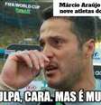 Nas redes sociais, flamenguistas comemoraram a saída de Márcio Araújo  Foto: Reprodução / Humor Esportivo