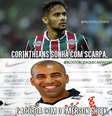 Rivais do Timão não perdoaram retorno de Emerson Sheik ao clube  Foto: Reprodução / Humor Esportivo
