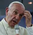 Papa Francisco durante entrevista coletiva a bordo do avião papal
22/01/2018 REUTERS/Alessandro Bianchi  Foto: Reuters