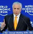 Presidente Michel Temer fala durante Fórum Econômico Mundial em Davos, na Suíça 24/01/2018 REUTERS/Denis Balibouse  Foto: Reuters