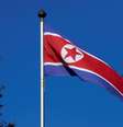 Bandeira da Coreia do Norte é vista em Genebra, na Suíça 02/10/2014 REUTERS/Denis Balibouse  Foto: Reuters