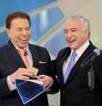 Silvio Santos ganhou R$ 50 de Michel Temer, no programa deste domingo, 28 de janeiro de 2018: 'Vou passar um dinheiro para você!'  Foto: Divulgação, SBT / PurePeople
