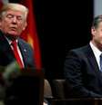Trump participa de cerimônia com diretor do FBI Christopher Wray 
 15/12/2017     REUTERS/Jonathan Ernst  Foto: Reuters