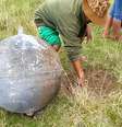 Agência espacial peruana registrou a queda de quatro objetos em Puno, no Peru.  Foto: AFP / BBC News Brasil