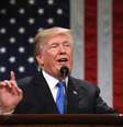 Donald Trump durante discurso no Congresso dos Estados Unidos   Foto: Reuters