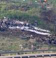 Caça israelense caiu em campo aberto no norte de Israel  Foto: Reuters / BBC News Brasil