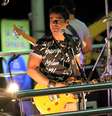 Chiclete com Banana se apresentou em um trio sem cordas  Foto: Thiag Martins