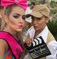 Monique usou mesmo look que Anitta usou no Bloco das Poderosas, em Salvador  Foto: Reprodução/Instagram