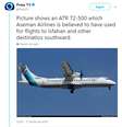 O avião comercial caiu neste domingo (18) nos arredores de Isfahan, no centro do Irã. Todos os passageiros e tripulantes morreram.  Foto: Jornal do Brasil