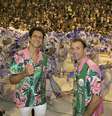 Marcelo Melo e Lukasz Kubot, dupla número 1 do ranking mundial, se jogou no samba  Foto: Reprodução/Instagram Rio Open