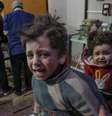 Várias crianças ficaram feridas em bombardeios no leste de Ghouta  Foto: EPA / BBC News Brasil