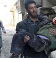 Criança ferida durante combates na região de Ghouta Oriental, em 21 de fevereiro  Foto: DW / Deutsche Welle