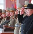 Kim Jong Un participa de parada militar em Pyongyang
 9/2/2018     KCNA/via REUTERS   Foto: Reuters