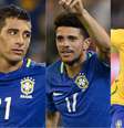 Diego Souza, Douglas Costa, Taison, Seleção Brasileira  Foto: Montagem/MoWaPress