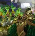 Atriz Juliana Paes desfilou pela Grande Rio  Foto: Reuters