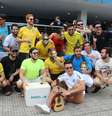 Estudantes da Puc Minas renuniram-se em frente ao hospital em que Neymar passou por cirurgia em BH  Foto: Diego Torres / Terra
