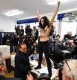 Jovem de 29 anos, do Femen, protestou contra Silvio Berlusconi  Foto: ANSA / Ansa - Brasil