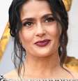 Salma Hayek exibiu fios de cabelo branco durante o Oscar 2018, premiação de cinema que aconteceu neste domingo, dia 4 de março de 2018 , em Los Angeles, nos Estados Unidos  Foto: Getty Images / PurePeople