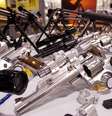 Armas expostas em feira na cidade de Orlando  Foto: Reuters