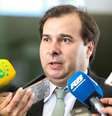 Rodrigo Maia disse que a morte de Marielle Franco "significa um trágico avanço na escalada da barbárie que deve ser contida custe o que custar”  Foto: Agência Brasil