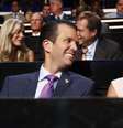 Donald Trump Jr. e sua esposa, Vanessa, durante evento em Cleveland, Ohio 19/07/2016 REUTERS/Jonathan Ernst  Foto: Reuters