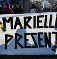 Protesto contra morte de Marielle Franco em Berlim, na Alemanha  Foto: EPA / Ansa - Brasil