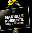 "Marielle presente": símbolo do caso que chocou o Brasil  Foto: DW / Deutsche Welle