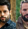 Pedro Carvalho, de ‘O Outro Lado do Paraíso’, e José Fidalgo, de ‘Deus Salve o Rei’: o sucesso no Brasil ainda não aconteceu.  Foto: Raquel Cunha/TV Globo e Marília Cabral/TV Globo 