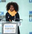 Naomi Wadler: Estudante americana do quinto ano enfatizou que as mulheres negras são as que mais morrem entre todas as americanas | Foto: Chip Somodevilla / Getty Images  Foto: BBC News Brasil
