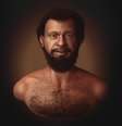 Concepção artística do designer gráfico especialista em reconstituição facial forense Cícero Moraes mosta que judeus que viviam no Oriente Médio no século 1 tinham a pele, o cabelo e os olhos escuros  Foto: Cícero Moraes/BBC Brasil / BBC News Brasil