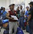 Refugiados venezuelanos se preparam para deixar Boa Vista com destino a São Paulo   Foto: Agência Brasil