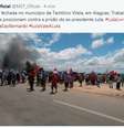 A Polícia Rodoviária Federal (PRF) já contabiliza 17 pontos de rodovias federais interditadas.  Foto: Reprodução/Twitter mst_oficial