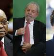 Jacob Zuma, Lula e Park Geun-hye: acusados por corrupção, os três líderes mundiais enfrentam dia-chave  Foto: Reuters/Getty Images